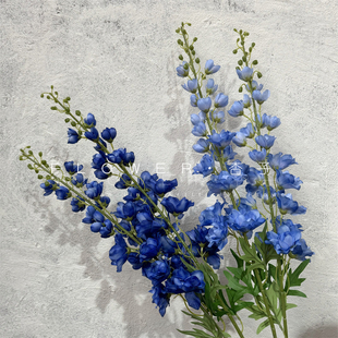 飘逸飞燕仿真花飞燕草灵动动感飞燕挑高婚礼蓝紫色造景莫奈花园