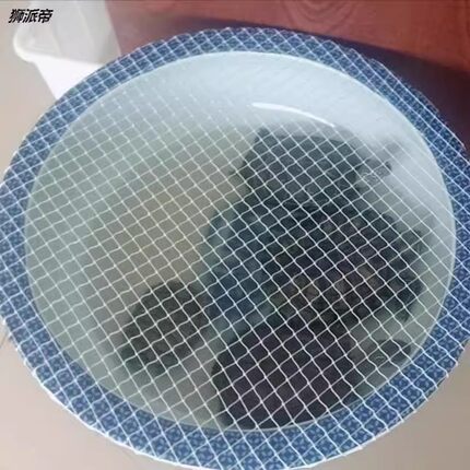 网格网盖网防猫鱼缸盖 防跳网防鱼跳锦鲤防跳网罩实用圆缸配件