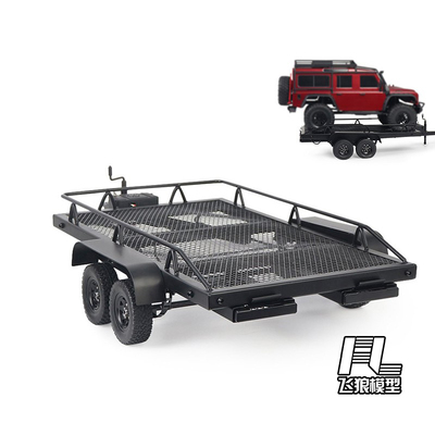 易控拖车金属RC攀爬车平板TRX4