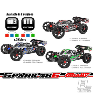 XB6 Corally RTR SPARK 6S电动越野遥控模型车 Team 0028