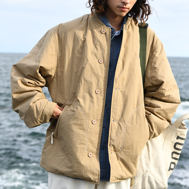 nothomme 新雪丽棒球领薄棉服