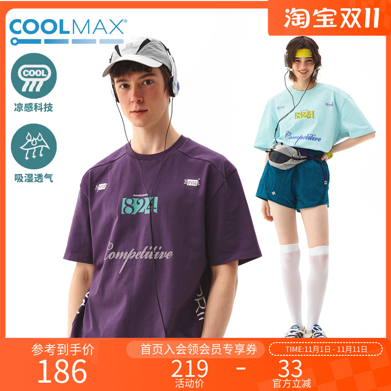 NOTHOMME凉感COOLMAX印花短袖T恤