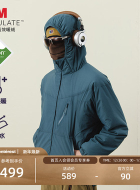 NOTHOMME 户外Teflon三防机能运动3M新雪丽薄棉外套冬季棉服