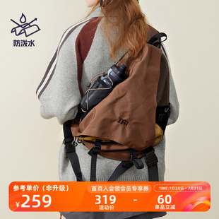 NOTHOMME戶外潮牌復(fù)古防潑水通勤騎行運(yùn)動(dòng)弓箭包斜跨單肩包