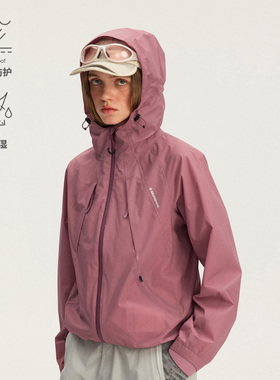 瞬时山野Monterest风栖户外C6防泼水结构分割轻量进藏徒步冲锋衣