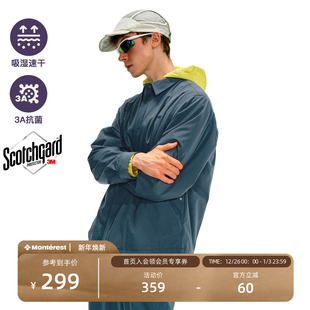 外套男款 NOTHOMME户外思高洁吸湿速干3A抗菌宽松休闲长袖 衬衫