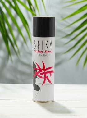 现货日本spiky特硬超硬定型喷雾速干发胶无香耐湿易清洗黄轩同款