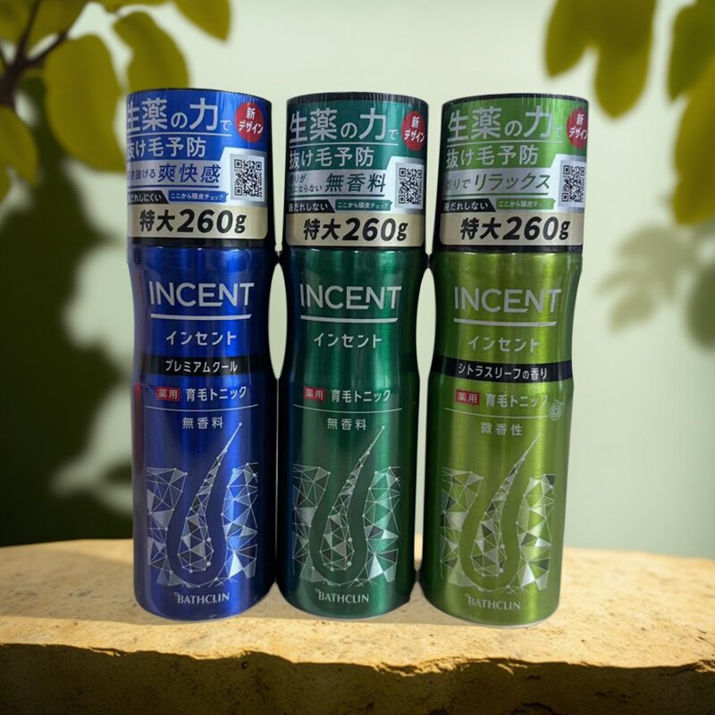日本bathclin巴斯克林男士防脱育发生发液喷剂头皮滋养控油去屑