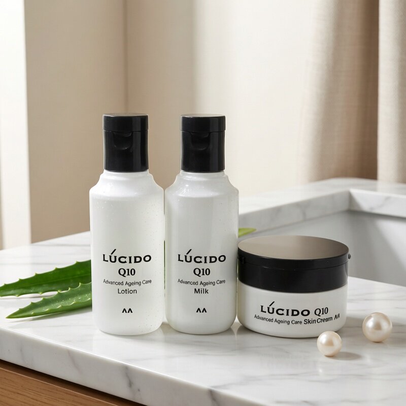 LUCIDO男士抗老爽肤水乳液面霜