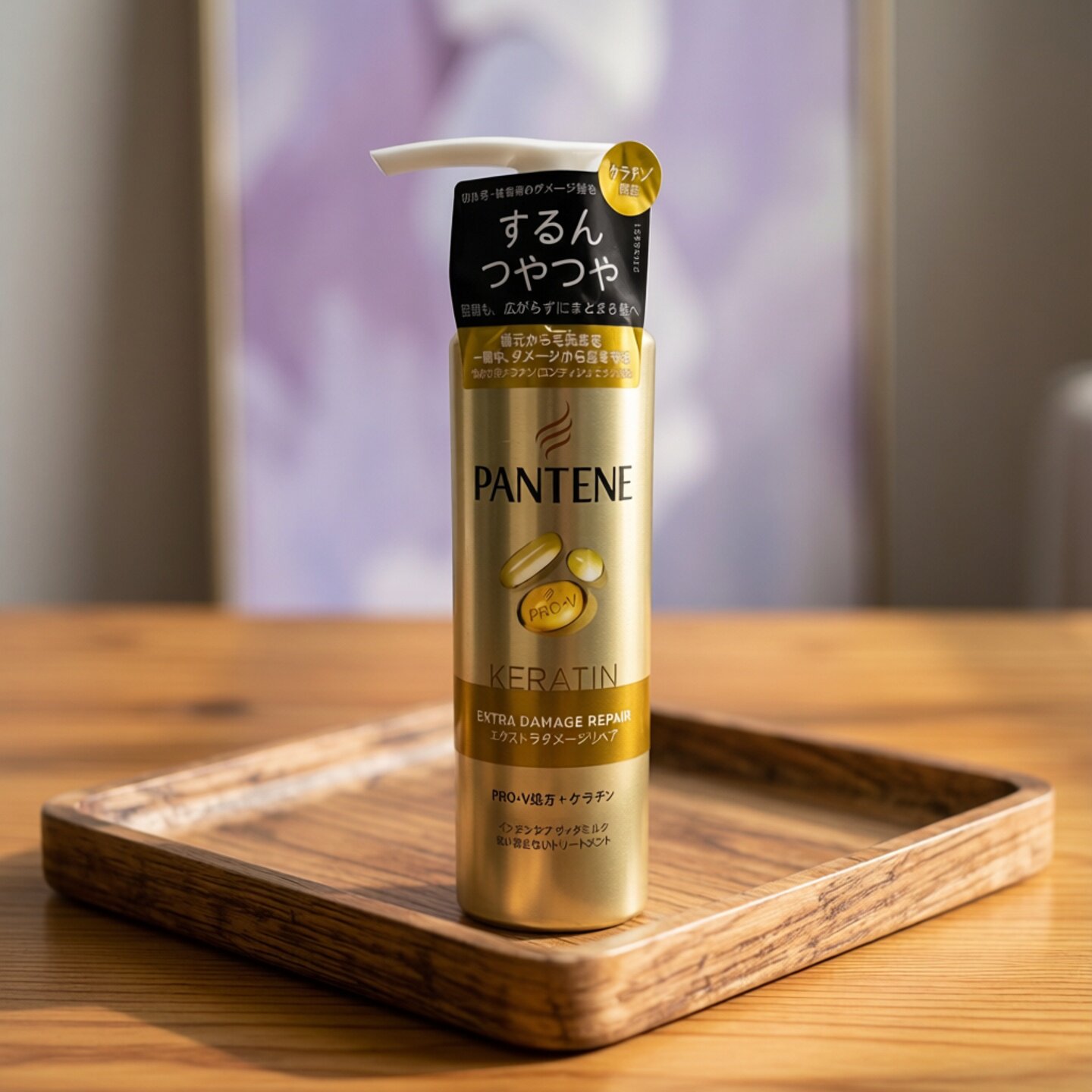 日版PANTENE潘婷超强损伤修护乳液免洗护发素柔顺亮泽服帖125ml