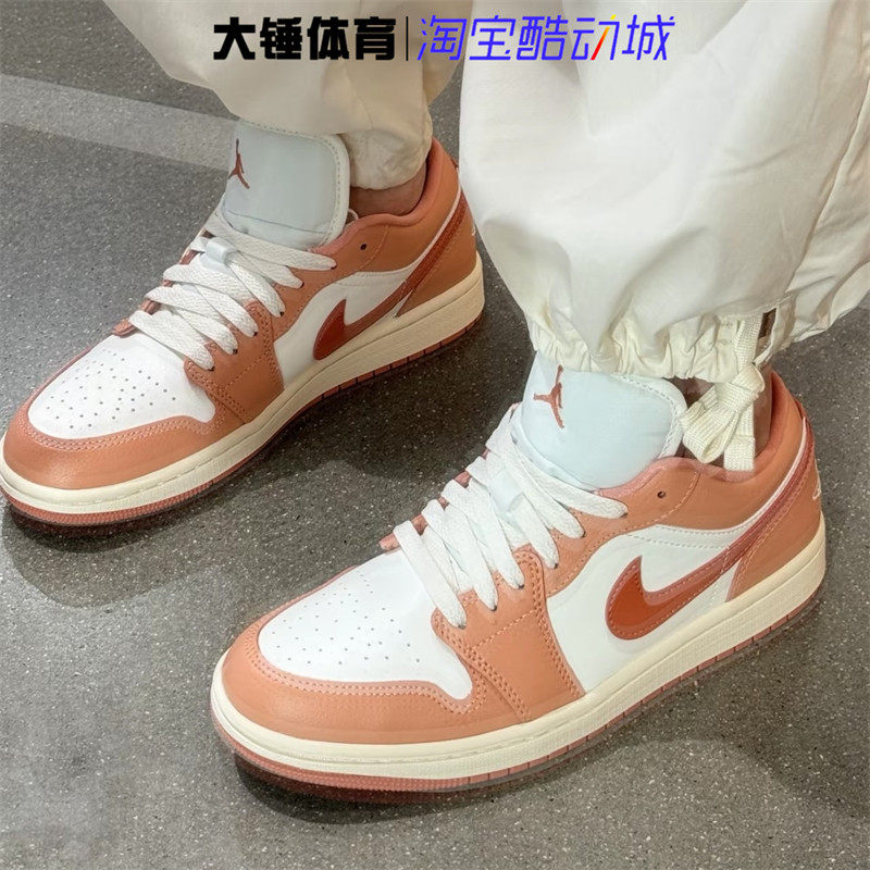 耐克/NikeAir Jordan 1AJ1白粉舒适百搭休闲运动篮球鞋DC0774-180