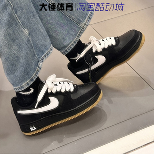 AF1女鞋 黑白时尚 Nike HQ1911 Force 百搭低帮板鞋 001 耐克Air