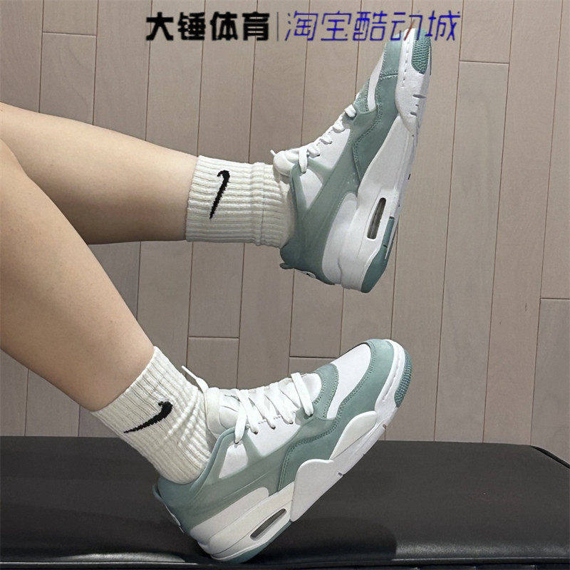 耐克/NikeAir Jordan 4 RM白绿女鞋百搭低帮运动篮球鞋FQ7940-138