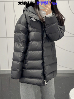 NIKE/耐克羽绒服女装运动服连帽防风保暖经典百搭外套DQ6874-010