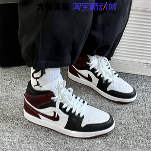 耐克/Nike Air Jordan 1 AJ1黑白红男子复古高帮篮球鞋HF3216-102