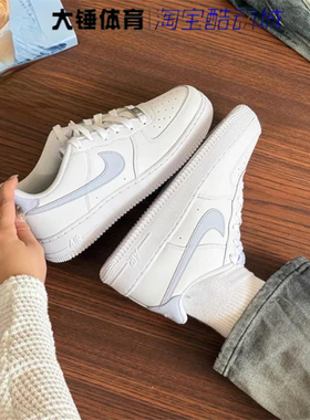 Nike/耐克Air Force 1 LowAF1女鞋白色低帮运动板鞋CT3839-112