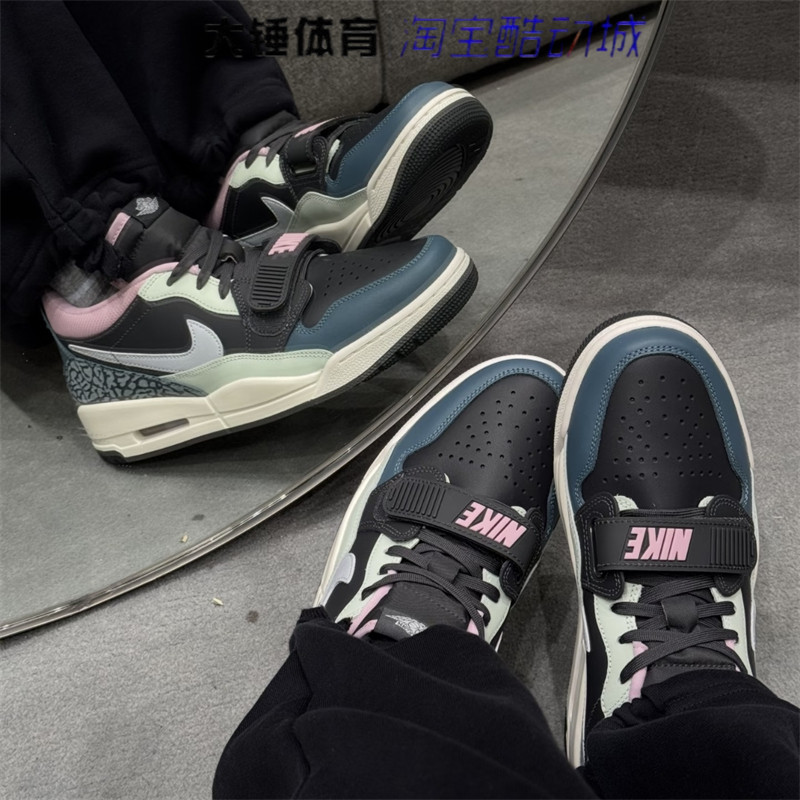 耐克/NikeAir Jordan Legacy312AJ312黑绿蓝时尚篮球鞋CD7069-007