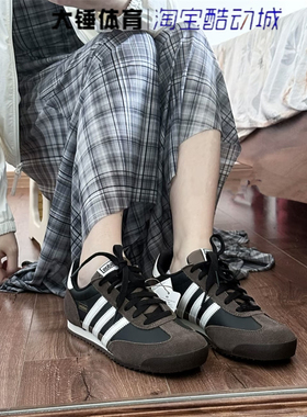 Adidas/阿迪达斯originals R71男女棕黑色舒适休闲低帮板鞋KI8871