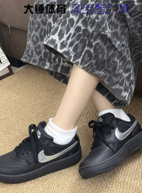 Nike/耐克Court Vision Premium 女子黑色透气休闲板鞋IR1387-001