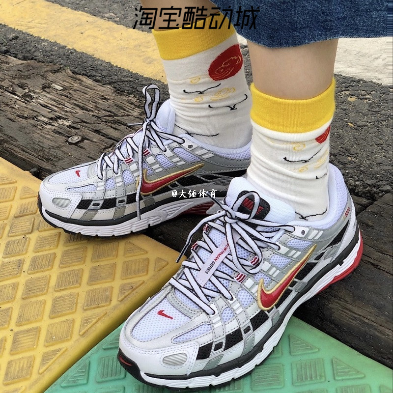 Nike P-6000耐克筑梦太空黑橙女子复古运动老爹休闲鞋BV1021-101-封面