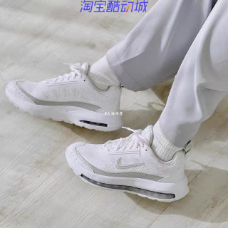 Nike耐克 Air Max AP 女子纯白全掌气垫缓震透气跑步鞋CU4870-102