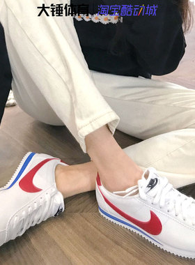 耐克/Nike Cortez白红黑白阿甘男女休闲跑步鞋807471-103 904764