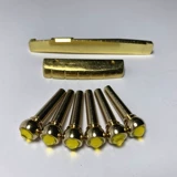 Золотая металлическая латунная гитара, 76mm