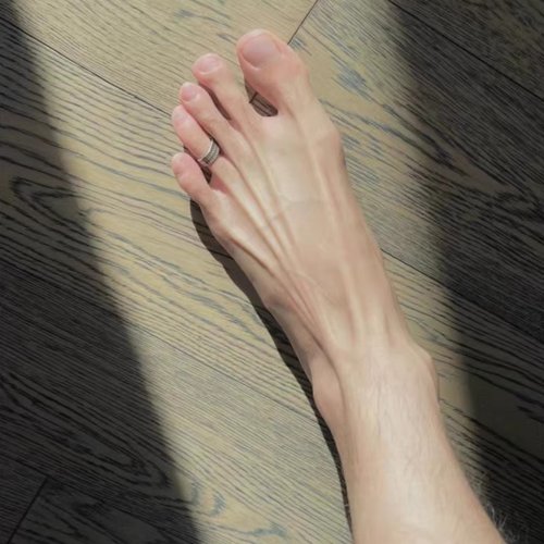 男生脚控时尚帅气脚环