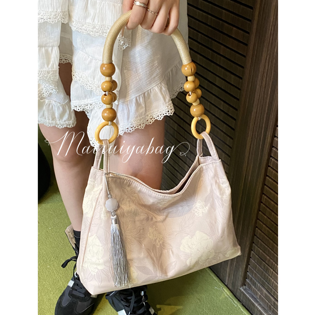 百搭新中式国风刺绣汉服托特包