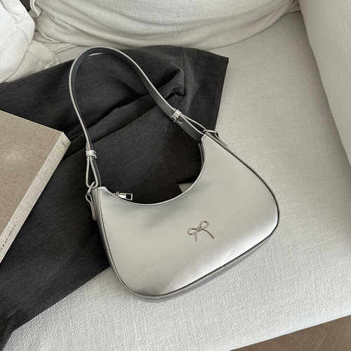 麦瑞雅蝴蝶结时尚腋下马鞍小拎包