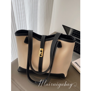 托特包女大容量2025新款 包包百搭质感单肩包大包高级感上班通勤包