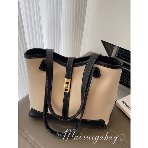 高级感上班通勤百搭质感托特包女