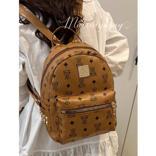 ins韩版时尚学生印花复古双肩包