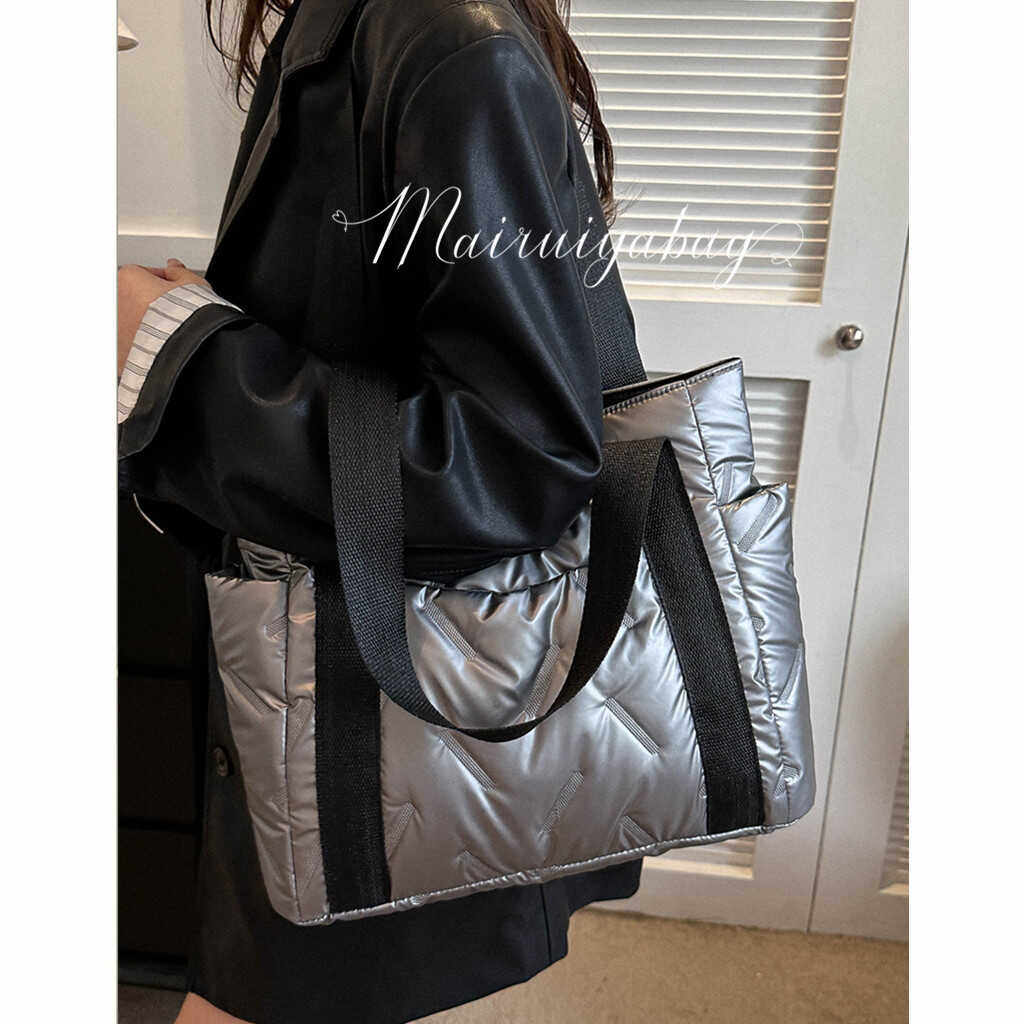 大容量手提包包女2024新款秋冬通勤托特包高级感百搭单肩包羽绒包,箱包皮具/热销女包/男包,托特包,淘宝优惠券,粉丝福利购,淘宝优惠卷