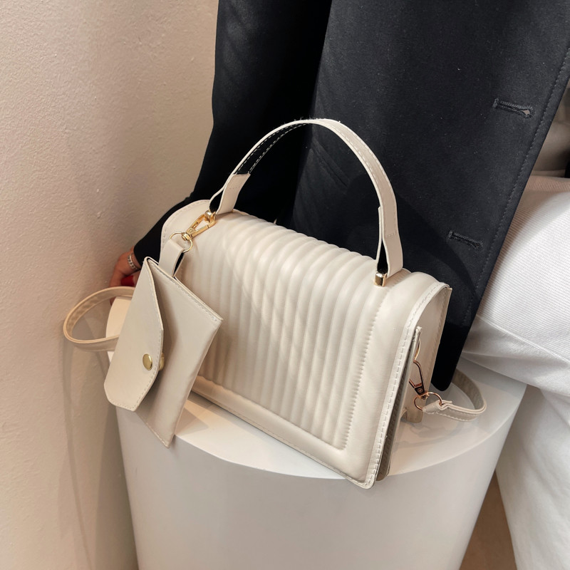 麦瑞雅百搭菱格小众设计小方包