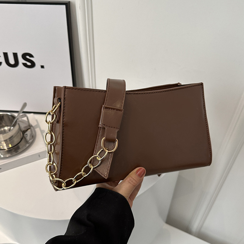 麦瑞雅百搭通勤单肩链条腋下包