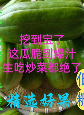 湖北烧瓜油瓜菜瓜老品种低糖水果非甜瓜羊角蜜玉女瓜新鲜现摘现发