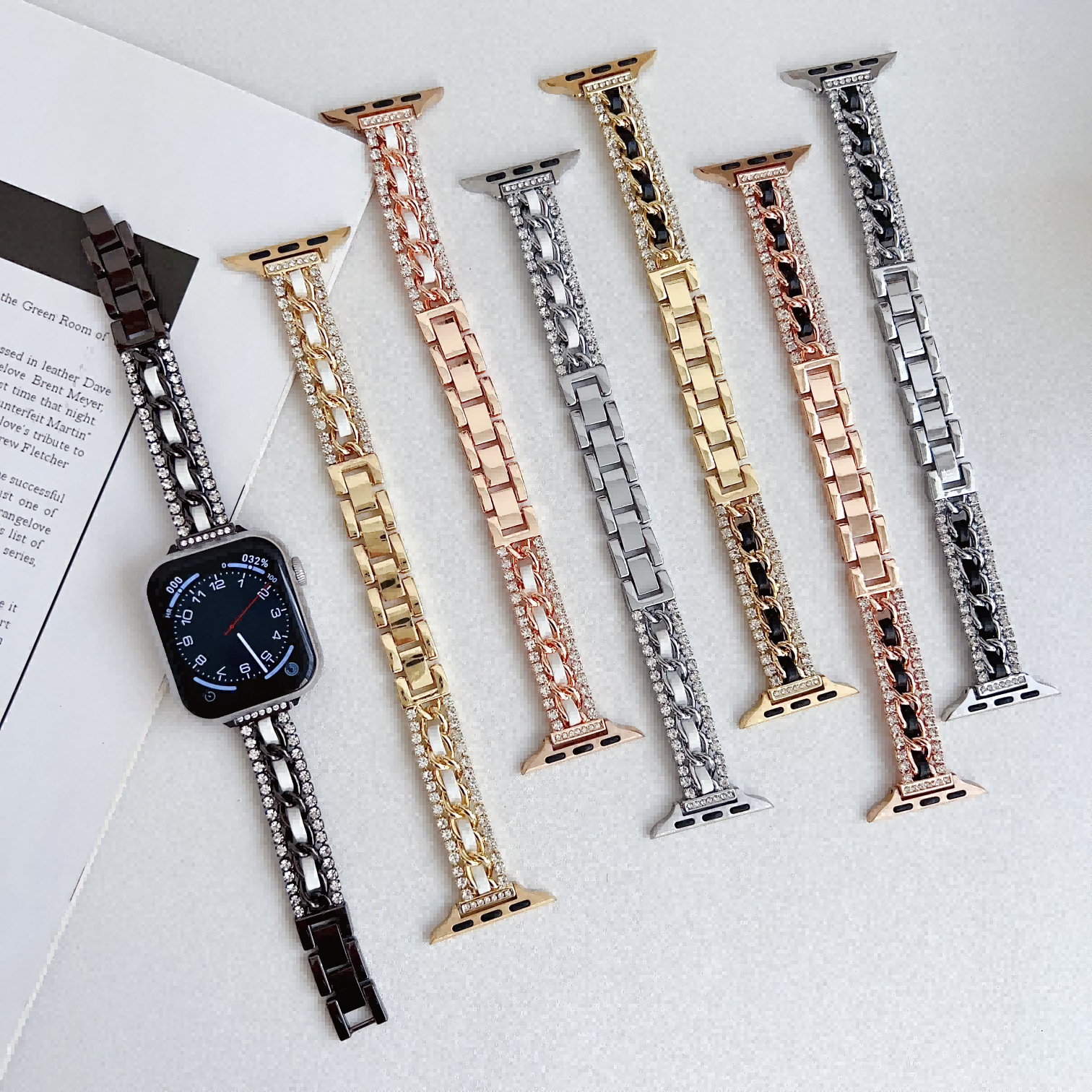 细牛仔链适用vivo watch gt表带华为fit4小米9手环9pro红米watch6