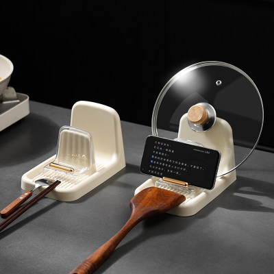 日本锅盖架台面坐式置物架