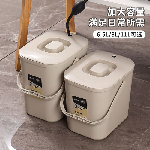 日本茶台带盖大容量废茶渣桶