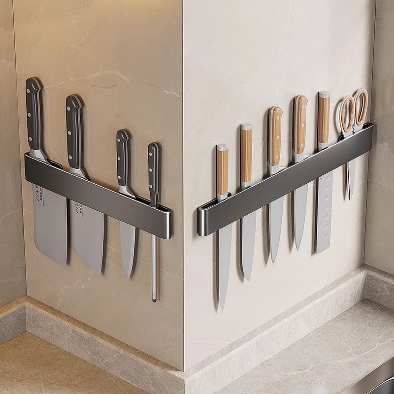 不锈钢刀架免打孔壁挂刀座