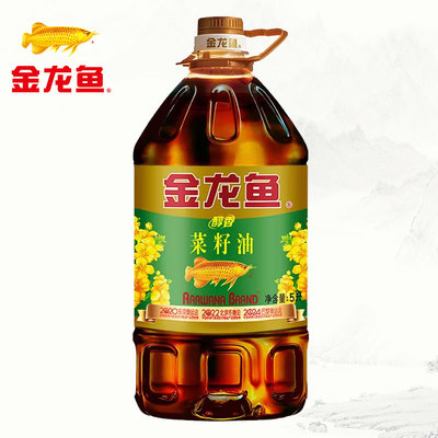 金龙鱼醇香菜籽油5L桶装