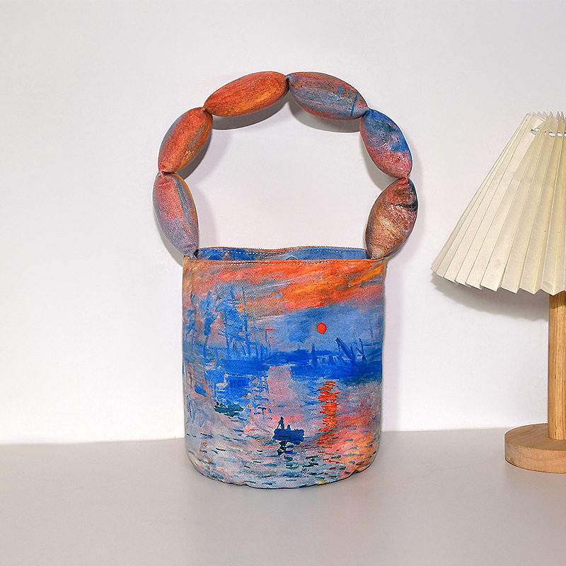 可爱充棉提手，印花清晰