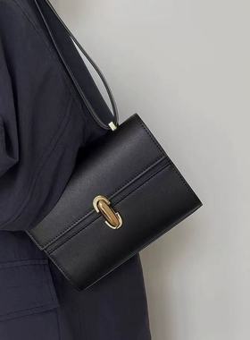 2025新款法式小众savette真皮高级感轻奢简约小方包单肩斜挎手提