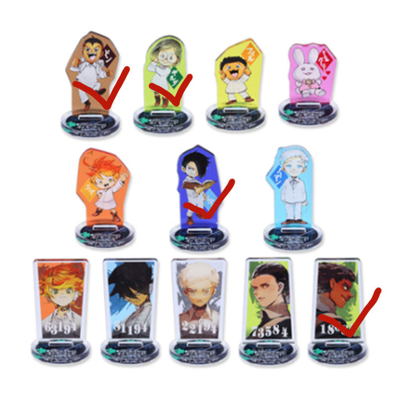 约定的梦幻岛 jump shop 限定 JS 迷你亚克力立牌 mini 日版现货