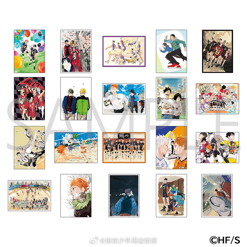 日谷现货 排球少年 jump shop 限定 JS 粉丝节 明信片套装 日版