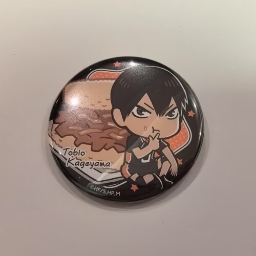 日谷现货 排球少年 animate cafe 影山飞雄 特典 徽章吧唧 日版