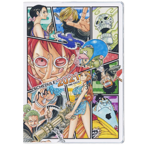 日谷现货 海贼王 jump shop 限定 JS  手账本日历记事本2021 日版