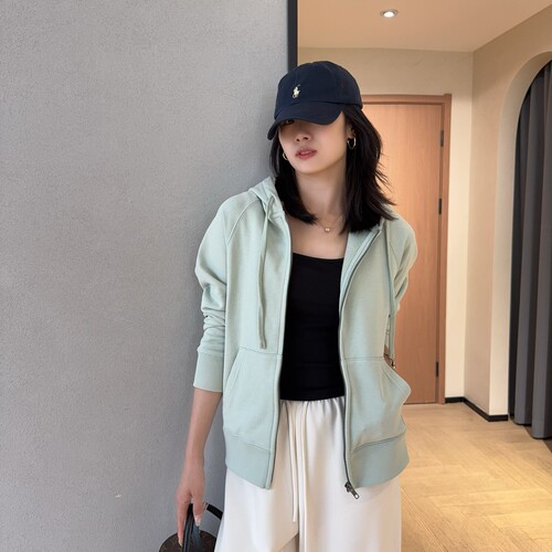 万年款休闲百搭连帽拉链卫衣外套