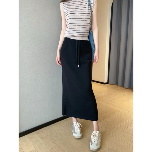 lu家果冻莫代尔侧开叉包臀裙半裙